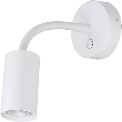 Produktbild von Wandspot Metall GU10 verstellbar Weiß Modern Spot Lampe Wand