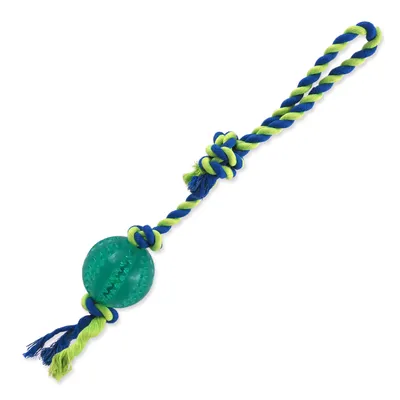 Produktbild von Dog Fantasy DENTAL MINT Ball Wurfseil Schlaufe grün 7x50cm
