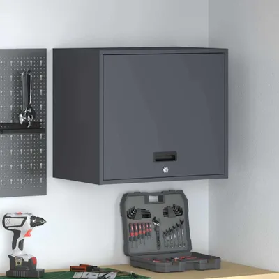 Produktbild von "Schlussverkauf" Wandschrank 1 PC - Mit Stauraum - für die Garage mit Gasdrucklift-Tür Anthrazit  C7155