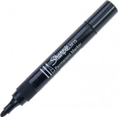 Produktbild von Sharpie M15 Permanentmarker | Patronenspitze | schwarz | 12er Box