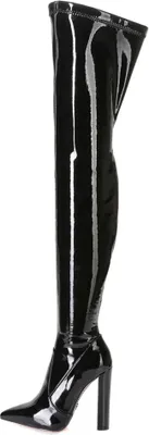 Produktbild von Giaro Stiefel in Übergrößen Schwarz  TRINKET BLACK SHINY große Damenschuhe