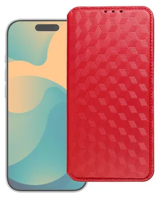 Produktbild von Flip case passend für Xiaomi Redmi NOTE 15 5G Cubic Book red