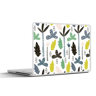 Produktbild von MuchoWow® Laptop Aufkleber Sticker Cover Dschungel - Blatt - Baum - Muster 40x30 cm - Laptop Dekoration - Selbstklebend