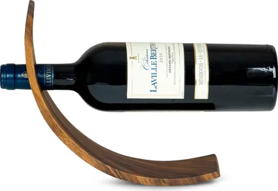 Immagine prodotto di Portabottiglie in legno di acacia 28x7,5 cm Portabottiglie Portabottiglie da vino Idea regalo