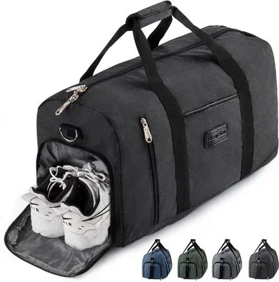 Immagine prodotto di Borsa da viaggio sportiva da uomo con scomparto per scarpe