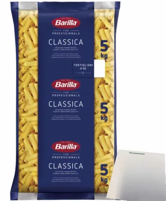 Produktbild von Barilla Tortiglioni No.83 (5Kg Beutel) + usy Block