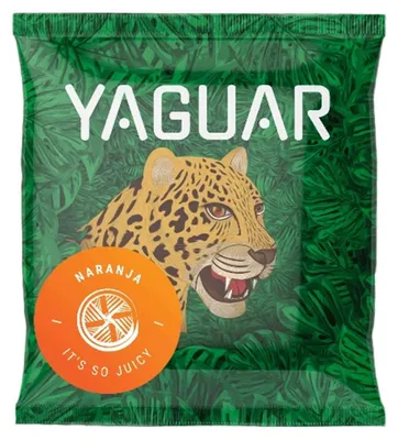 Obrázek produktu pro Čaj Mate Yaguar, příchuť pomeranče, 50 g