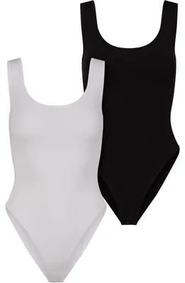 Immagine prodotto di Urban Classics - Body per donna (confezione da 2) TN1068 (taglia L) (bianco/nero)