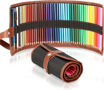 Produktbild von MR. ROBINSON 48-Farben Aquarellstifte-Set – Wasservermalbare Buntstifte für Malen & Zeichnen