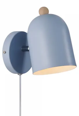 Obrázek produktu pro NORDLUX Gaston nástěnná lampička, Varianta: Ø 115 x 195, E27, modrá