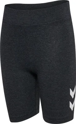 Produktbild von Hummel Hmljr Logo Short Leggings - Schwarz meliert, Größe: 110