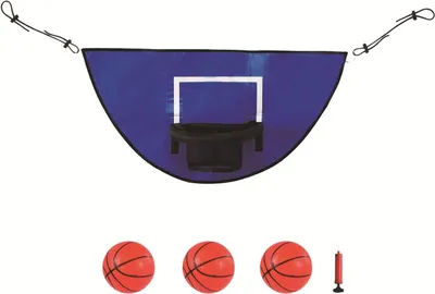 Produktbild von Trampoline Basketball Basket, Universele Mini Basketball Basket met 3 Mini Basketballs, Aanpasbaar voor