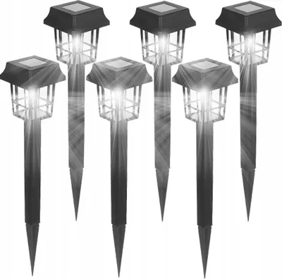 Produktbild von SuperLED Latri Solarlaterne Gartenleuchte LED Erdspießleuchte Set