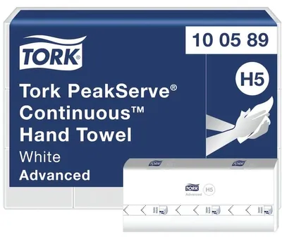 Produktbild von TORK 100589 Papierhandtücher (L x B) 22.5 cm x 20.1 cm 1 Set (100589)