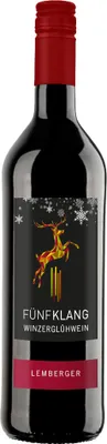 Fünfklang Winzerglühwein Lemberger mit Trollinger Flasche 750ml