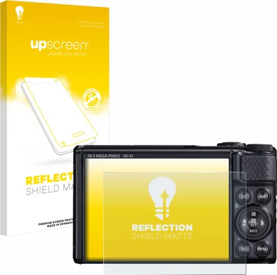 Produktbild von upscreen Schutzfolie für Canon PowerShot SX740 HS / Lite Displayschutz Displayschutzfolie Folie Matt Entspiegelungsfolie