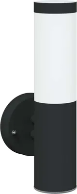 Zdjęcie produktu dla Zewnętrzna lampa ścienna Czarny 15 x 7,5 x 33 cm
