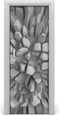 Produktbild von Tulup Türaufkleber 75x205 cm Dekorative Aufkleber Selbstklebend Wasserdichte Tapete Abnehmbar Schlafzimmer Wohnzimmer Wohnkultur - 3D-Abstraktion