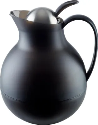 Produktbild von APS 10914 Isolierkanne ECONOMY, doppelwandig, Drucktasten-Bedienung, für 8 Tassen (1 Liter), schwarz