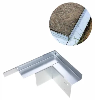 Image de Angle intérieur pour bord de pelouse avec passage de roue 9,5 cm | Bordure Jardin | Bordures de Jardin, couleur: non coloré