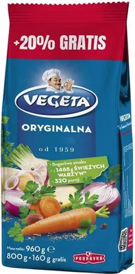 Obrázek produktu pro Vegeta univerzální koření 800 g + 20 %