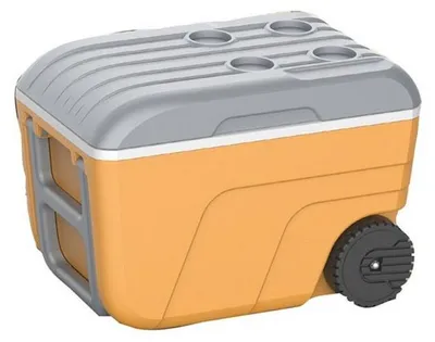 Obrázek produktu pro EDA 019309 G.C/G.GP Chladicí box EDA NOMADE, 52 litrů, pojízdný, světle šedý / šedý