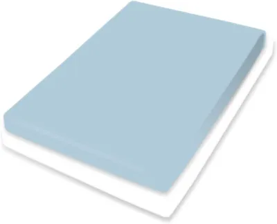 Produktbild von Bassetti Spannbetttuch für Boxspringtopper UNI Farbe EISBLAU C1/650 Größe 180x200 200x220 cm