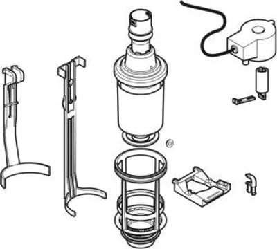 Produktbild von Geberit 115499001 Elektromagnetheber zu Highline
