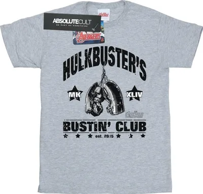 Produktbild von Marvel - "Hulkbuster's Bustin' Club" T-Shirt für Herren BI12205 (L) (Grau)