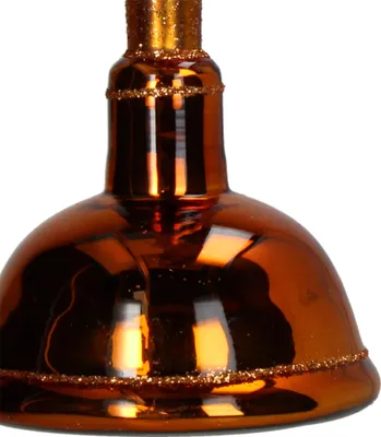 Immagine prodotto di Decorazione per albero di Natale in vetro, 16 cm, pallina marrone