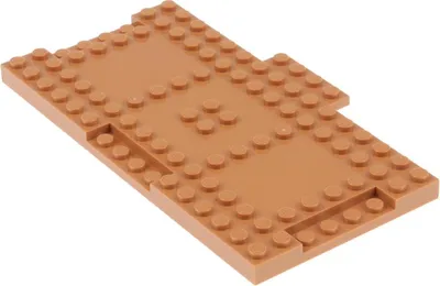 Produktbild von 1x Lego Bau Platte modifiziert 8x16 hell nougat Steine Grundplatte 6109775 18922