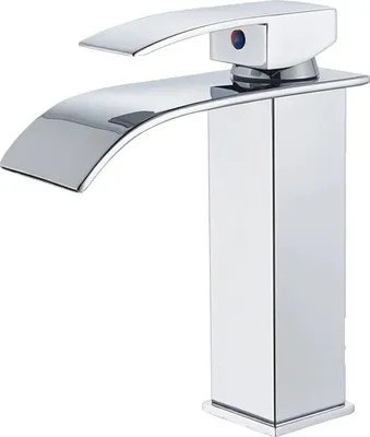 Immagine prodotto di Rubinetto per lavabo, monocomando, montaggio su piano, cromato A corto