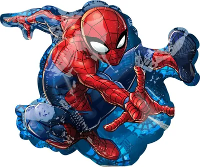 Image de Ballon de baudruche sur bâton - forme - Homme araignée