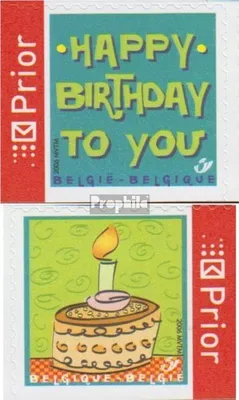Produktbild von Briefmarken Belgien 2006 Mi 3637I E-3638II E (kompl.Ausg.) postfrisch Grußmarken