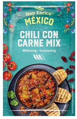 Produktbild von Gewürzmischung CHILI CON CARNE von Don Enrico Mexico, 40g