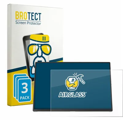 Produktbild von 3x BROTECT Schutzglas für ASUS ZenScreen OLED MQ16FC Schutzfolie Panzer Folie Glas Display Schutz klar