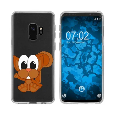 Produktbild von PhoneNatic Case kompatibel mit Samsung Galaxy S9 Silikon-Hülle Cutiemals M8