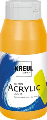 Produktbild von KREUL Acrylfarbe SOLO Goya TRITON maisgelb 750ml Flasche