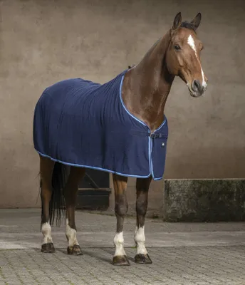 Obrázok produktu pre Uteráková deka Equithème Riding World Èponge - tmavomodrá