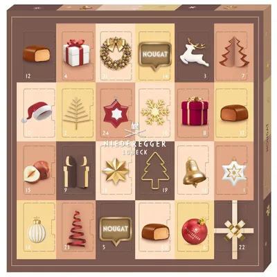 Produktbild von Niederegger Nougat Adventskalender Mini