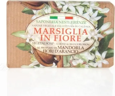 Immagine prodotto di Nesti Dante Marsiglia in Fiore Mandorla e Fiori d'Arancio Sapone Vegano 125 g