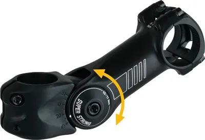 Produktbild von by.schulz 1-1/8' Vorbau 'Stem Pro SDS Super Strong', Länge: 110 mm (-20/+40°), Lenker: 31,8 mm, Alu, schwarz