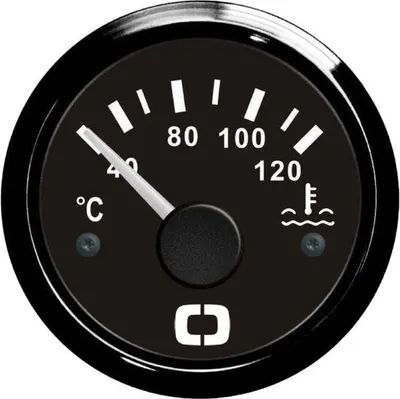 Produktbild von Wassertemperaturanzeige 40/120° schwarz/schwarz , 1 Stück