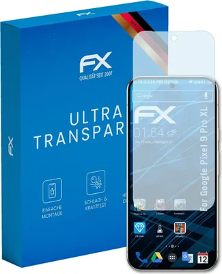 Produktbild von atFoliX FX-Clear 3x Schutzfolie kompatibel mit Google Pixel 9 Pro XL Displayschutzfolie