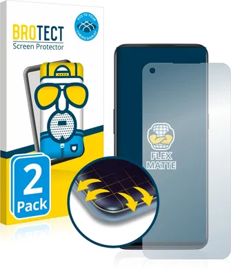 Produktbild von 2x BROTECT Fullscreen Schutzfolie für OnePlus Nord N10 5G Displayschutz Folie Fullcover Matt Entspiegelungsfolie