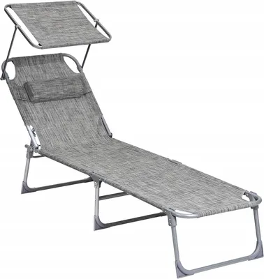 Zdjęcie produktu dla LEŻAK PLAŻOWY SKŁADANY 53 x 193 x 29 CM OBCIĄŻENIE DO 150KG I REGULACJA