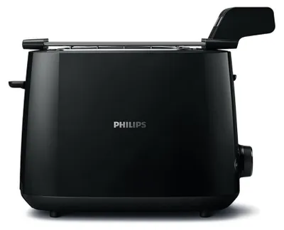 Obrázok produktu pre Philips Daily Collection HD2583/90, 8 krajcov, Čierna, Kov, Tlačidlá, Otočné, 600 W, 230 V