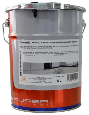 Transparenter wasserbasierter Mattlack 5 L für Möbel & Holz