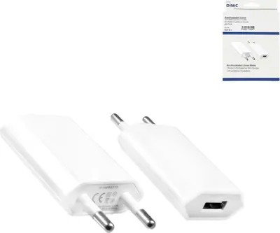 Produktbild von DINIC Ladegerät (USB-A), 5 W, Weiß