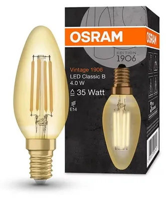 Zdjęcie produktu dla LEDVANCE 4058075293434, 4 W, 35 W, E14, 410 lm, 15000 h, Ciepłe przyjazne światło